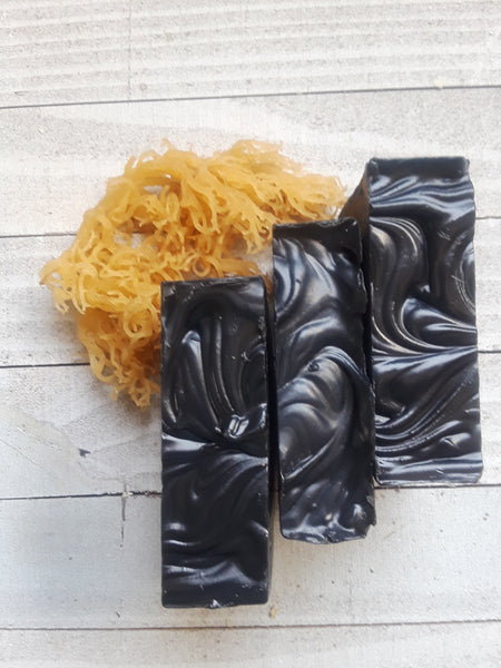 Active Charcoal Sea Moss soap from KayKay Essentials