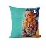 KayKay Essential Home Decor Afrocentric Throw Pillows / 2 Throw Pillows Bundle