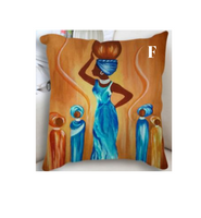 KayKay Essential Home Decor Afrocentric Throw Pillows / 2 Throw Pillows Bundle